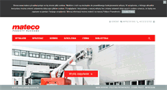 Desktop Screenshot of mateco.pl
